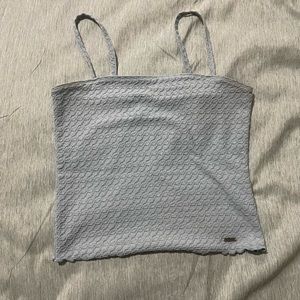 Very light blue tank top!